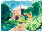 Eton College from Luxmoores Garden